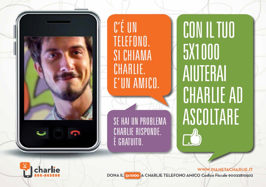 Paolo Ruffini per la Fondazione Charlie